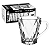 Jogo de Caneca de Vidro Diamante 180ml 6pçs Original Line - Imagem 1