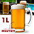 Caneca de Chopp 1L Vidro Transparente Original Line - Imagem 6