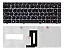 Teclado Compativel Com Lenovo Z450 Z460 - Black - Br - Silver Frame - Imagem 1