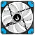 VENTOINHA RISE MODE WIND W1, 120MM, LED AZUL, PRETO - RM-WN-01-BB - Imagem 3