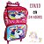 Mochila Infantil Escolar Menina de Rodinha Bolsa Feminina Unicórnio Pony - Imagem 2