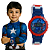 Relógio Infantil Menino Digital Capitão America lego - Imagem 1