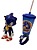 Relógio Infantil Sonic Com Copo Infantil Mais Boneco Sonic Menino Para Crianças - Imagem 6