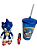 Relógio Infantil Sonic Com Copo Infantil Mais Boneco Sonic Menino Para Crianças - Imagem 7