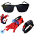 Kit Brinquedo Lançador Teia Solta Teia Homem Aranha Menino Com Oculos E Relogio - Imagem 5