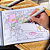 Kit Caderno para Colorir Bobbie Goods Menino & Menina Com Canetas Capa Dura Com Varias Paginas - Imagem 3