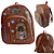 Mochila Infantil Menina Feminino Capivara Com Relogio Digital Led Data & Hora - Imagem 2