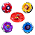 Beyblade Original Arena Be Blade Kit Com 2 Pião Brinquedo Infantil - Imagem 2