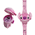 Relogio Infantil Digital Projetor 6 Imagens Angel Stitch Menina Feminino Princesa - Imagem 4