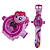 Relogio Infantil Digital My Litle Pony Projetor 24 Imegens meninas feminino - Imagem 5
