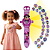 Relogio Infantil Digital Projetor Minnie 24 Imagens Princesa Meninas Feminino - Imagem 1