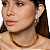 BRINCO DUPLA LISA BANHADO A OURO 18K - Imagem 3