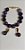 CONJUNTO PULSEIRA E BRINCOS PEDRAS AMETISTA BANHADO OURO 18K - Imagem 1