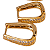 BRINCO GOTA CRAVEJADO DE ZIRCÔNIAS BANHADO A OURO 18K - Imagem 2