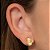 BRINCO TREVO COM UMA ZIRCONIA NO MEIO DELICADO BANHADO A OURO 18K - Imagem 1