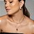 COLAR ZIRCONIA PONTO DE LUZ BANHADO A OURO 18K - Imagem 1