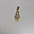 PINGENTE FILHO MENINO ZIRCÔNIA MAIOR BANHADO A OURO 18K  222891 - Imagem 3