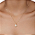 PINGENTE FILHA MENINA ZIRCÔNIA MAIOR BANHADO A OURO 18K  222991 - Imagem 3