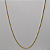 COLAR CORRENTE VENEZIANA 45+5CM BANHADO A OURO 18K - Imagem 1