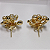 BRINCO CRAVEJADO ZIRCONIA BANHADO A OURO 18K - Imagem 2