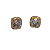 BRINCO ZIRCONIA ELIENEJOIAS BANHADO A OURO 18K - Imagem 1