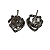 BRINCO ZIRCONIA ELIENEJOIAS BANHADO A OURO 18K   73121 - Imagem 3