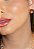 BRINCO ZIRCONIA BANHADO OURO 18K - Imagem 1