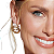 BRINCO ZIRCONIA BANHADO OURO 18K - Imagem 1