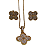 CONJUNTO COLAR E BRINCO ZIRCONIA BANHADO OURO 18K - Imagem 4