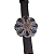 PULSEIRA ZIRCONIA PEDRA  AZUL BANHADO RÓDIO BRANCO - Imagem 3