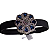 PULSEIRA ZIRCONIA PEDRA  AZUL BANHADO RÓDIO BRANCO - Imagem 2