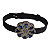 PULSEIRA ZIRCONIA PEDRA  AZUL BANHADO RÓDIO BRANCO - Imagem 1