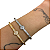 PULSEIRA LISA BANHADO A OURO 18K - Imagem 1
