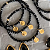 PULSEIRA 10 MANDAMENTOS CRISTAL BLACK BANHADO A OURO 18K - Imagem 4