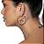 BRINCO  CRAVEJADO  DE ZIRCONIA BANHADO OURO 18K - Imagem 6