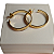 BRINCO LISO BANHADO A OURO18K - Imagem 3