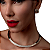 COLAR ARO ZIRCONIA BANHADO OURO 18K - Imagem 1