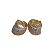 BRINCO CRAVEJADO DE ZIRCONIA BANHADO OURO 18K - Imagem 1