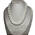 COLAR PEROLA 10MM BANHADO A OURO 18K 45CM - Imagem 2