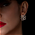 BRINCO  CRAVEJADO ZIRCONIA BANHADO OURO18K - Imagem 4