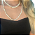 COLAR PEROLA 8MM BANHADO A OURO 18K - Imagem 3