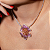 CONJUNTO DE FLOR BRINCO E COLAR 38CM BANHADO OURO 18K - Imagem 3