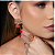 CONJUNTO DE BRINCO E ANEL Nº21  ZIRCÔNIAS BANHADO OURO 18K - Imagem 1