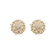 BRINCO ZIRCONIA CRAVEJADO DE PÉROLA BANHADO A OURO 18K - Imagem 1