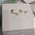 BRINCO ZIRCONIA E PÉROLA BANHADO A OURO 18K - Imagem 3