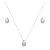 CONJUNTO BRINCO E COLAR LISO - Imagem 1