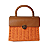BOLSA DE PALHA FEMININA VINTAGE MODA PRAIA VERÃO - Imagem 1