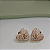BRINCO CORAÇÃO CRAVEJADO ZIRCONIAS BANHADO OURO 18K - Imagem 3