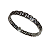 PULSEIRA LISA BANHADO RÓDIO BRANCO - Imagem 1