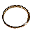 PULSEIRA LISA BANHADO OURO 18K LARGA - Imagem 2